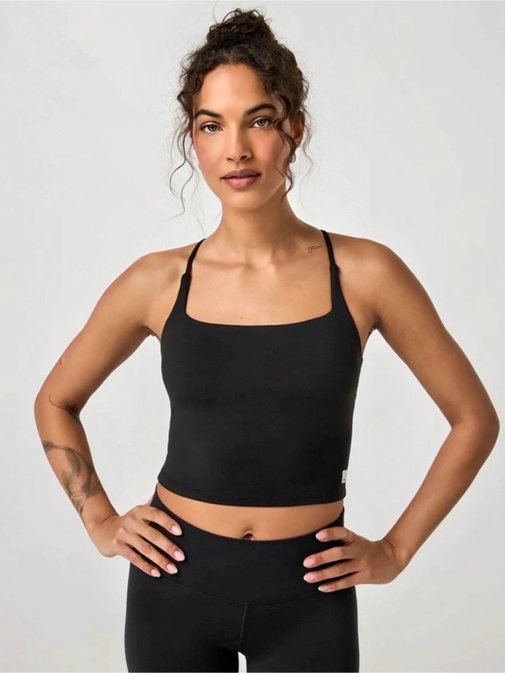Vuori AllTheFeels™ Strappy Back Tank | Color: Black